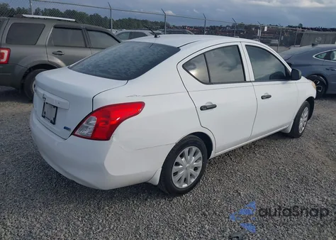 2014 Nissan Versa 1.6 S из США, поврежденный, VIN 3N1CN7AP5EL858936